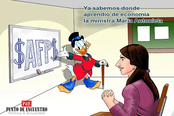 Ministra María Antonieta Alva en clase de AFPs