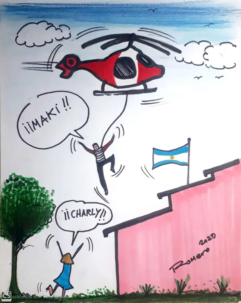Una caricatura de Miguel Ángel Romero Maldonado (colaboración)